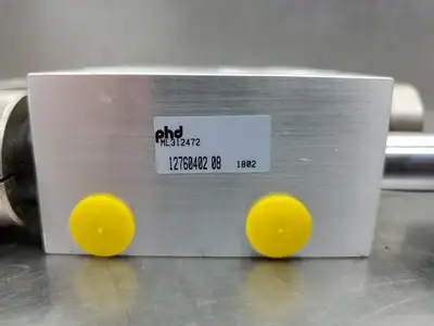 USED PHD ML312472 Dual-Cylinder Pneumatic Valve