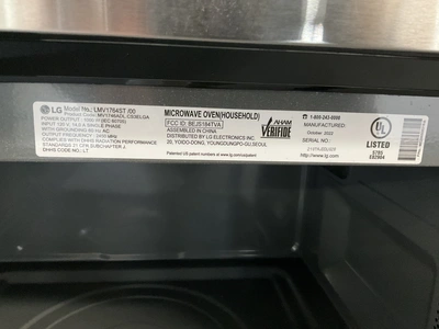 Used LG LMV1764ST Restaurant Small Appliances Michigan US | Miedema Asset Management Group #1413858