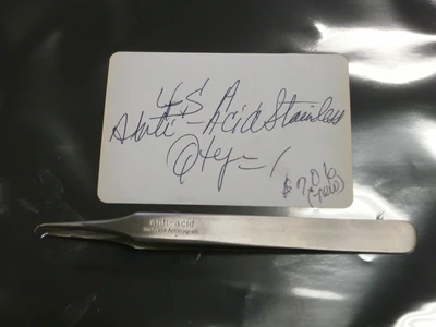 Used 4SA Anti-acid Stainless Antimagnetic Tweezer