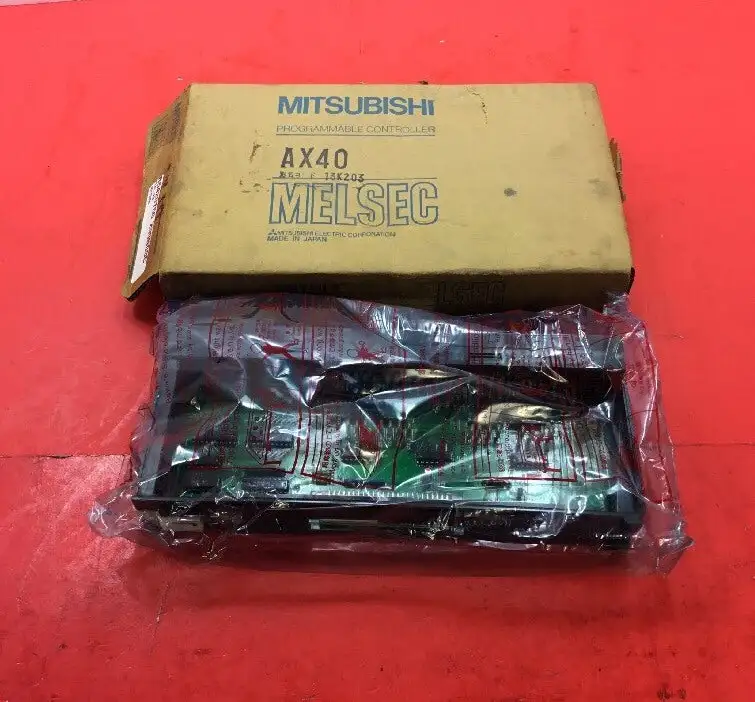 New Mitsubishi Melsec AX40 PLC 12/24VDC 4/10mA Sealed 3E-10