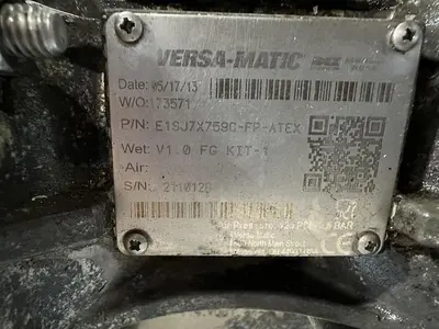 USED 2013 VERSA-MATIC E1SJ7X759C-FP-ATEX