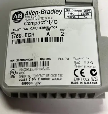 Used ALLEN-BRADLEY 1769-ECR Misc Electrical & Power Parts Ohio US | Surplus Asset Holdings #1245691
