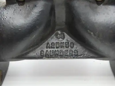 Saunders A2DN50 Diaphragm Pinch Valve DN50 2" Flanged 150 Cast Iron