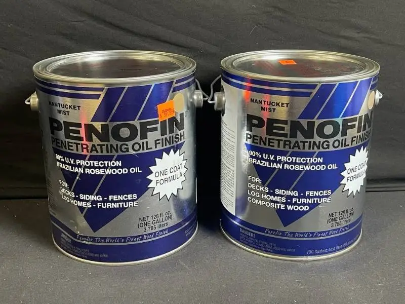 Penofin Nantucket Mist Penetrating Oil Finish - Exterior Wood - 2x1 Gal (One-Coat Formula)