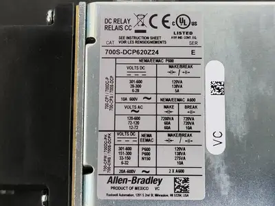 USED ALLEN-BRADLEY 700S-DCP620Z24