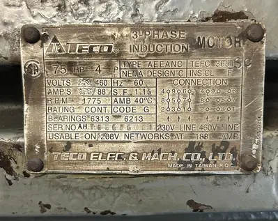 Used TECO AEEANC Industrial Controls | Surplus Asset Holdings #1220326