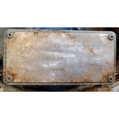 Used De Dietrich 30 Gallon Jacketed Glass-Lined Mixer Reactor