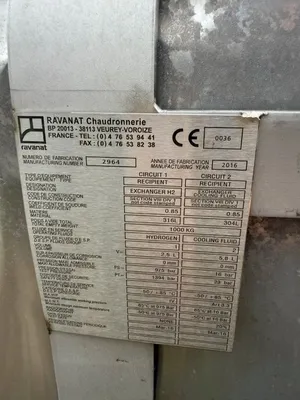 2016 RAVANAT CHAUDRONNERIE Hydrogen Heat Exchanger Heat Exchangers - Block | Perry Equipment (3)