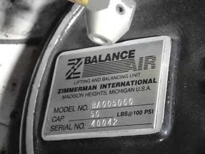 Used Z BALANCE AIR BA030080 Material Handling (misc) Ohio US | HGR 24 #885064