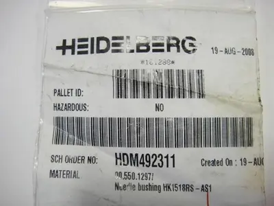 NEW HEIDELBERG HDM492311