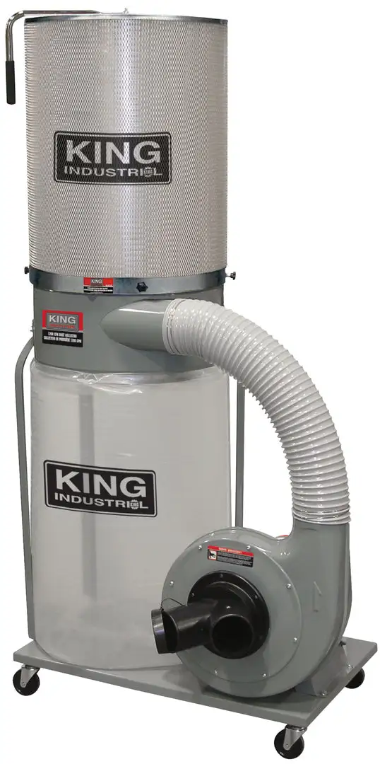 New | in-Stock KING CANADA KC-3105C/KDCF-3500 Dust Collectors British Columbia CA | Lenmark #272770