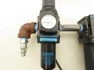 Wilkerson SMC B08-02-FLG0 Pneumatic Filter Regulator Soft Start Valve Assembly