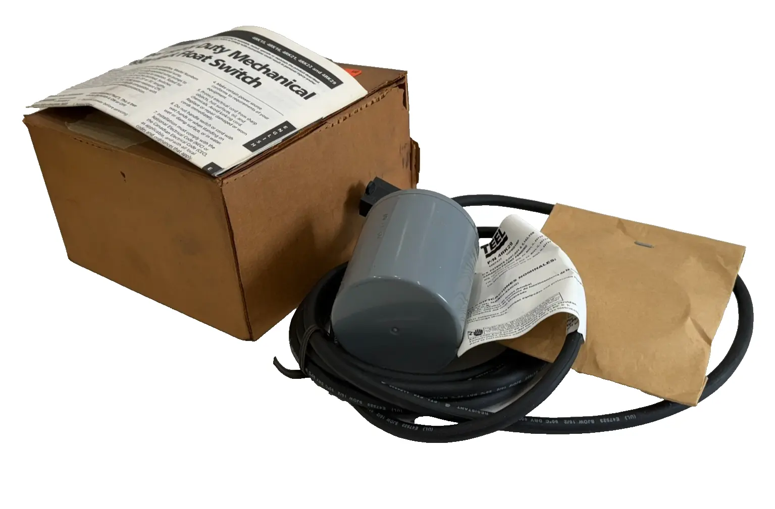 NEW GRAINGER TEEL 4RK29 FLOAT SWITCH