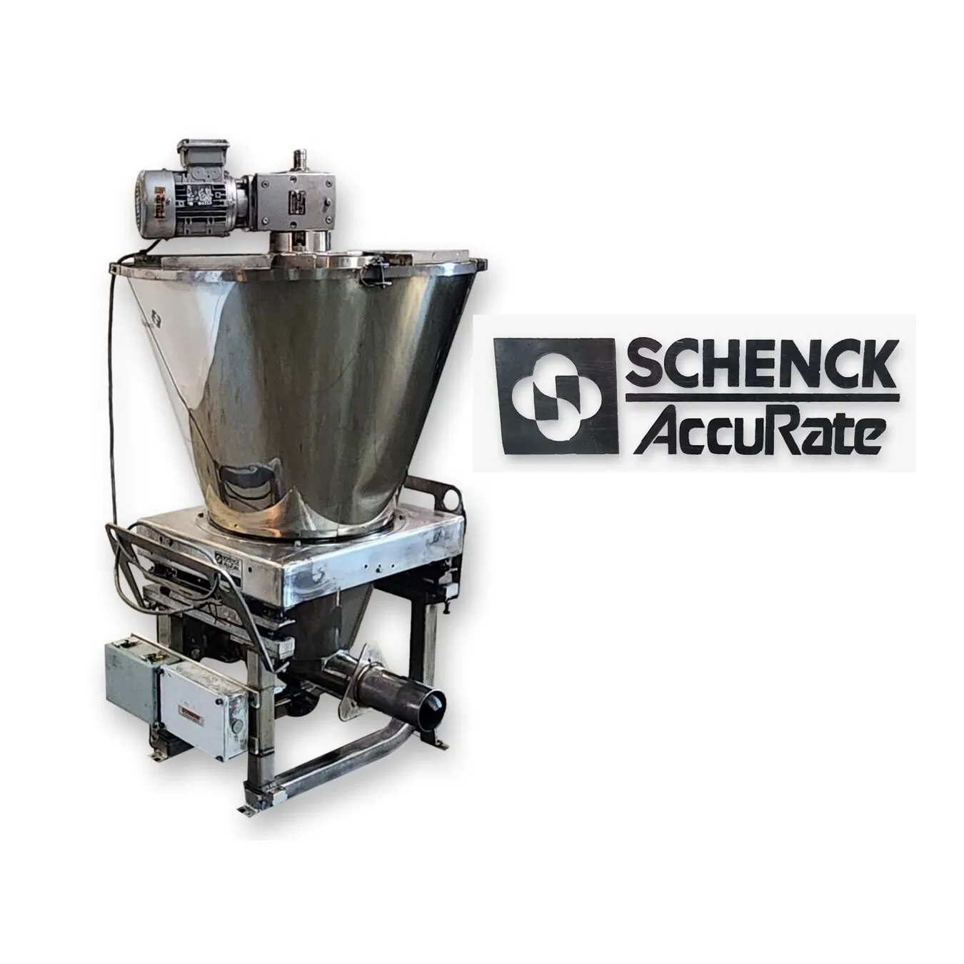 Used 3" Schenck Process MecaTron Stainless Steel Gravimetric Feeder