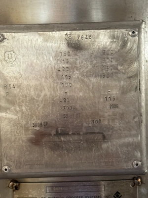 2005 DE DIETRICH FTJ 100 Reactors - Glass Lined | Perry Equipment (2)