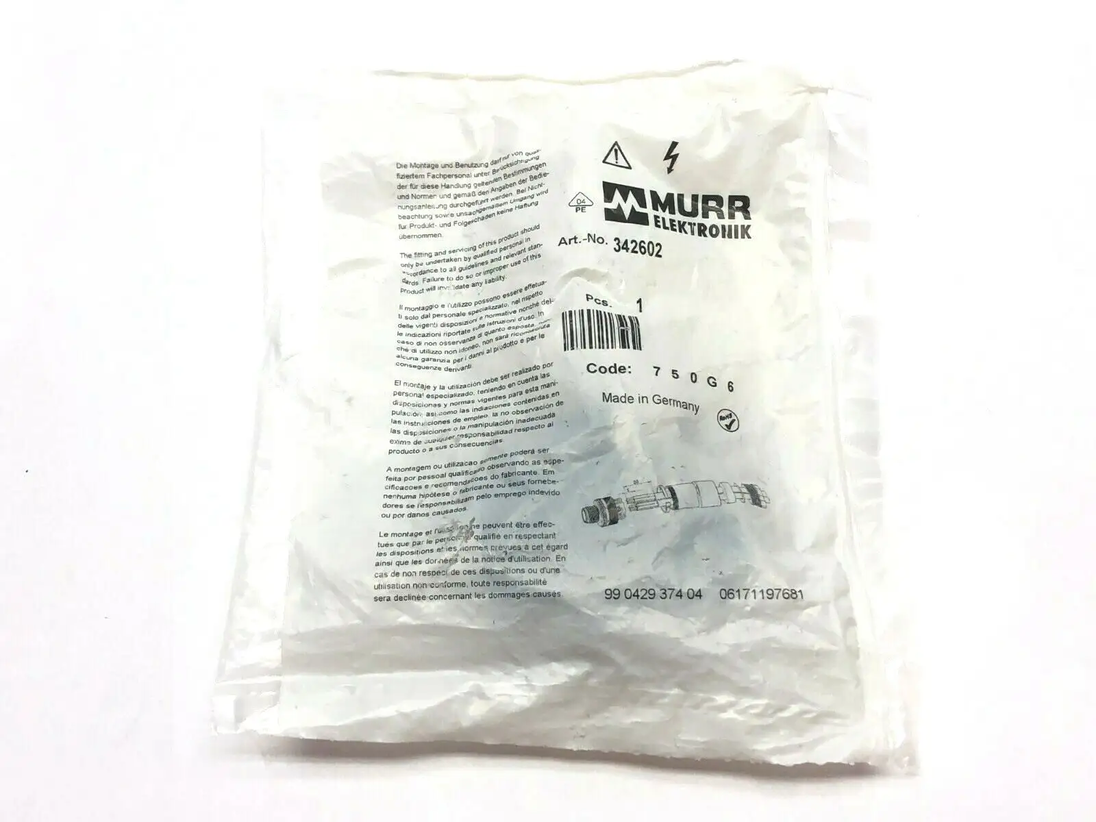 342602 | Murr Elektronik  Field Wireable Connector - New