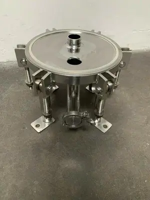 USED STAINLESS FLUID PRODUCTS 12" STAINLESS STEEL STACKED FILTER HOUSING