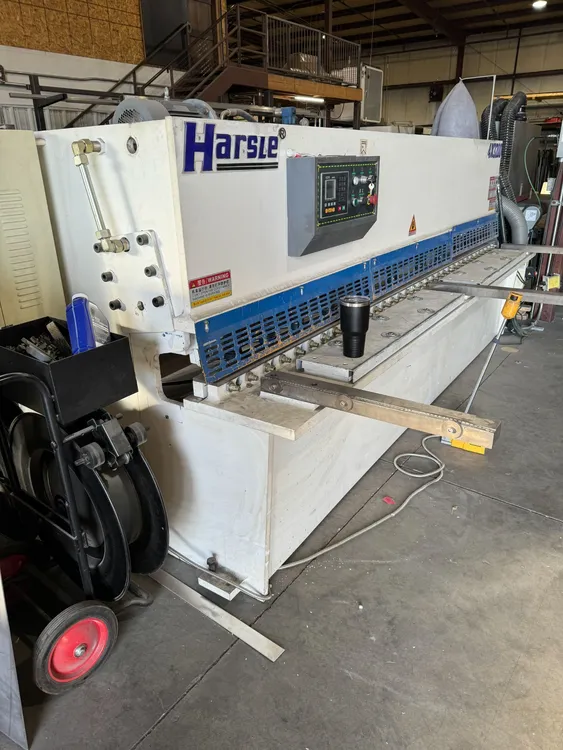 Used Harsle 4X3200 Power Squaring Shears (Inch) Utah US | Moore Machine Tools #88045
