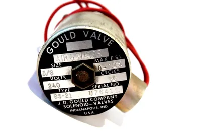 NEW J.D. GOULD B3-21 VALVE 3/8" B321