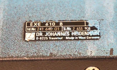 HEIDENHAIN EXE-610-B INTERPOLATION BOX 241-640-01 REPAIRED