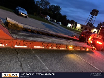 Used 1995 ROGERS LOWBOY SPCR40PL Lowboy Trailers New York US | Proxy Equipment #1516601