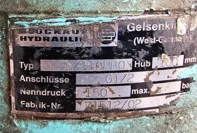 USED DUCKAU HYDRAULIK D250/110PB0