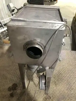 Custom Stainless Dust Collector Hopper / Air Filter w/ UAF FF-1050-B Filters
