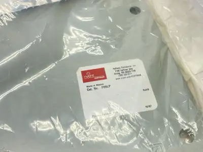 F66LP | Hoffman  Closure Plate Hinged-Cover Lay-In Wireway 6" x 6" Gray Steel - New