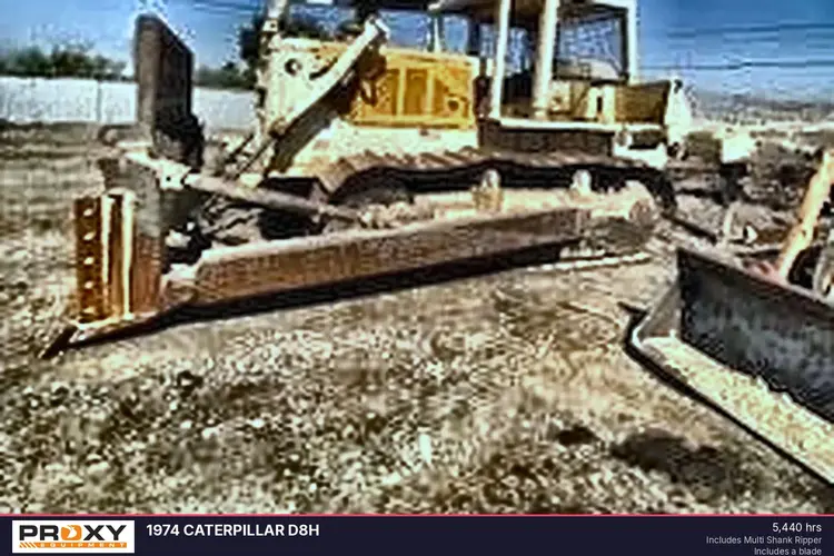 Used 1974 CATERPILLAR D8H Bulldozers California US | Proxy Equipment #1377810
