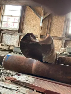 Used AFTERMARKET 5-1/2” DIAMETER X APPROXIMATELY 24” LENGTH CABLE TOOL DRILLING CHISEL BIT Other Cutting Tools Pennsylvania US | East West Machinery & Drilling #1417211