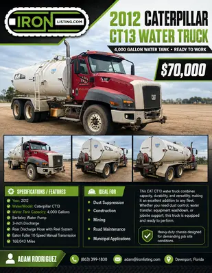 2012 CATERPILLAR CT13 Commercial trucks | Iron Listing (1)