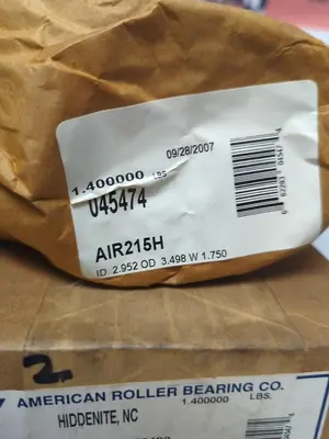 New | in-Stock AMERICAN AIR215H Bearings | Surplus Asset Holdings #1199265