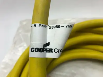 USED CROUSE-HINDS 30' EXTENSION CABLE, 8 PIN POLE, ALUMINUM NUT