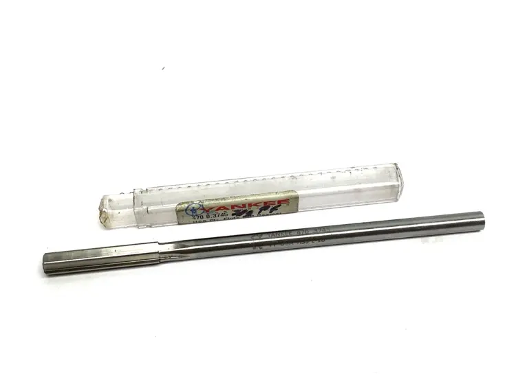 Used YANKEE STRAIGHT FLUTE D/P REAMER HSS 0.3745 DIA Reamers Michigan US | Maverick Industrial Sales #1092585