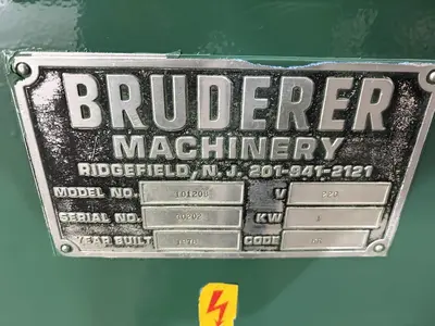 USED 1970 BRUDERER RM 1012 B