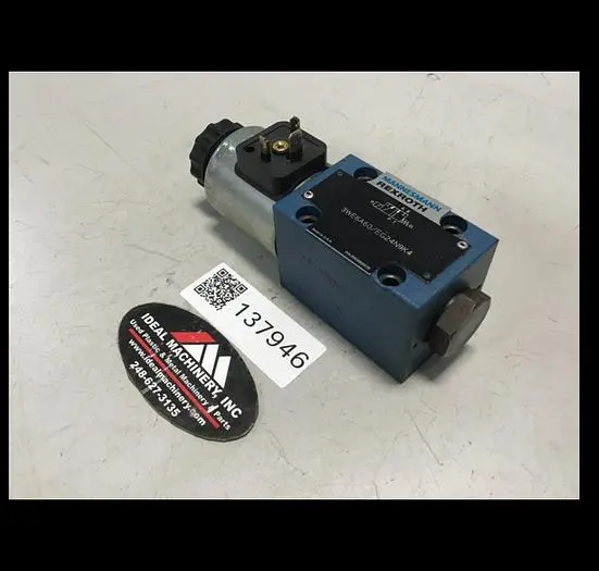 Used MANNESMANN REXROTH 3WE6A60/EG24N9K4 Valves/Fittings Michigan US | Ideal Machinery #595298
