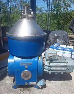 Macfuge 105 BDM 3S-P biodiesel washing separator, SS.