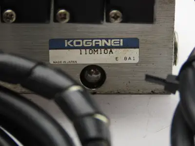 Koganei A113-4E2-13 Pneumatic Solenoid Valve 10-Station Manifold 24V