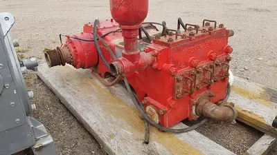 USED 2007 GARDNER DENVER THE 5.5" X 5" TRIPLEX MUD PUMP