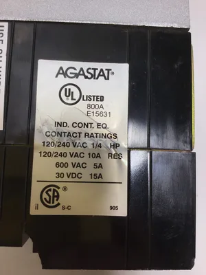AGASTAT Pneumatic Time Delay Timing Relay E7012PBC2029004 .5-5 SECs