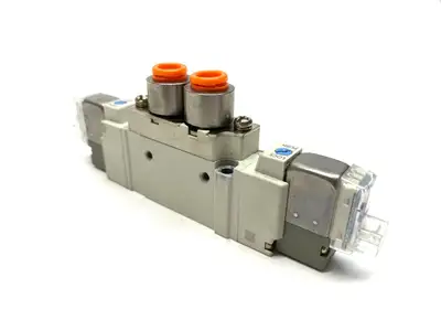 Used SMC DOUBLE SOLENOID VALVE Solenoid Valves | Maverick Industrial Sales #1102467