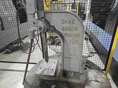 Dake 1-1/2B Arbor Press on Table