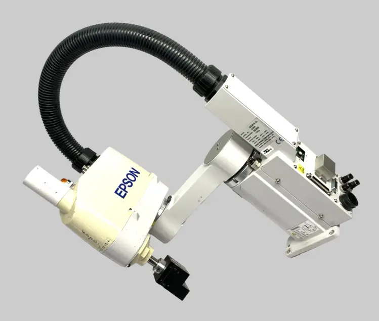 Used SEIKO EPSON ROBOT ARM MANIPULATOR 4-AXIS 150W, 14KG LOAD Robot Parts | Maverick Industrial Sales #1101676