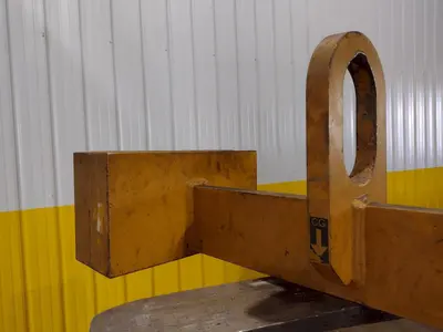 10,000 LB X 48" CALDWELL MODEL #82-5-48 C HOOK COIL LIFTER: STOCK #18875
