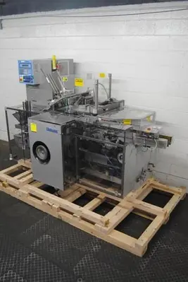 Uhlmann model C100 Cartoner with blister feed