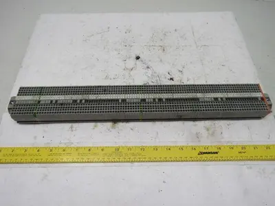 WAGO IEC 60947-7-1 IEC 947-7-2 DIN Rail Terminal Block Strip 20A 22" OAL