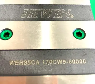 NEW HIWIN WH35C LINEAR GUIDE RAIL WEH-35-CA-170CW9-60000