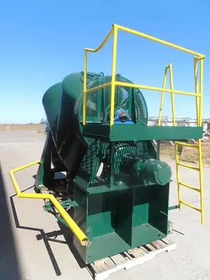 Mixer, V-Type, 40 CF, C/st, PK, 10 HP, Bar, Feed System, #S734565