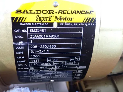 Used BALDOR RELIANCE EM3546T Motors (misc) Ohio US | HGR 24 #1184009