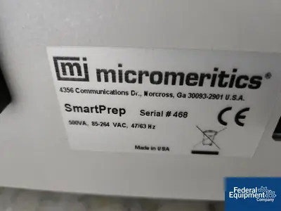 USED Micromeritics Micromeritics Smartprep System